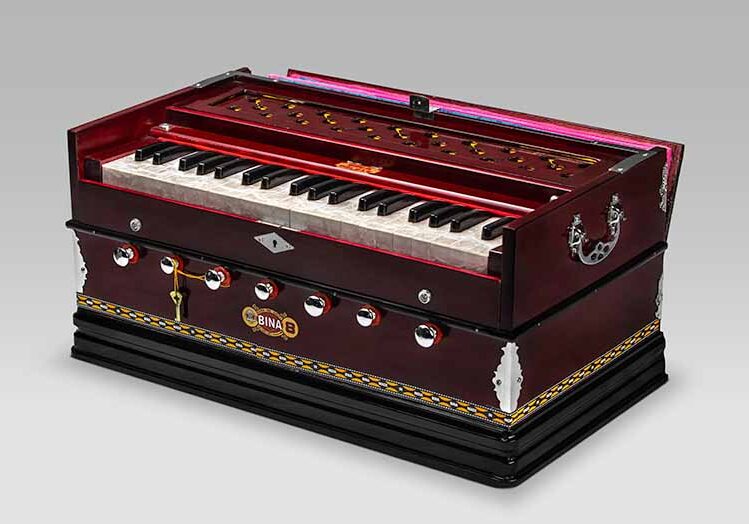 BINA NO.8 Standard - Mahogany - BINA Harmonium - Dia