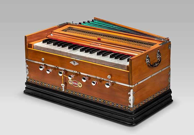 BINA NO.11 Standard - Mahogany - BINA Harmonium - Dia