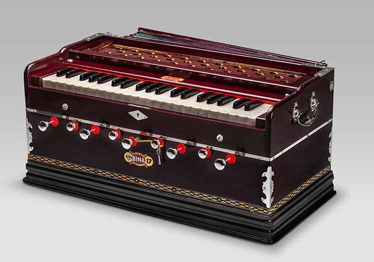 BINA NO.17 Standard - Mahogany - BINA Harmonium - Dia