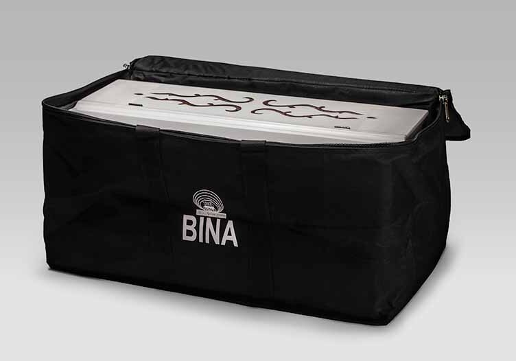 BINA NO.17 Standard - White - BINA Harmonium - in Bag